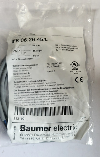 Capteur inductif baumer - capteur,