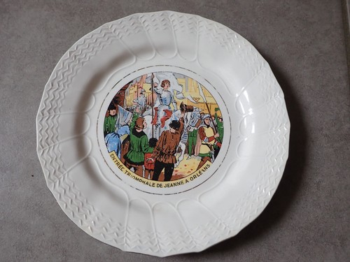 Assiette sarreguemines jeanne - assiette,