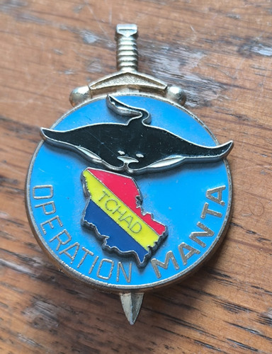 Insigne opération manta tchad - opération,