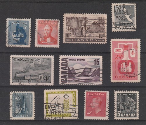 Canada lot timbres anciens - lot,