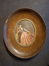 Tableau miniature XIX°, scene