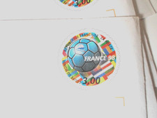 Enveloppes x 3  pré-timbrées 3 Francs coupe du monde football 1998 France