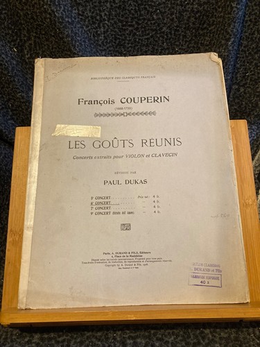 Couperin les gouts réunis - les,