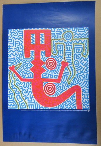 Affiche serigraphie keith - affiche,