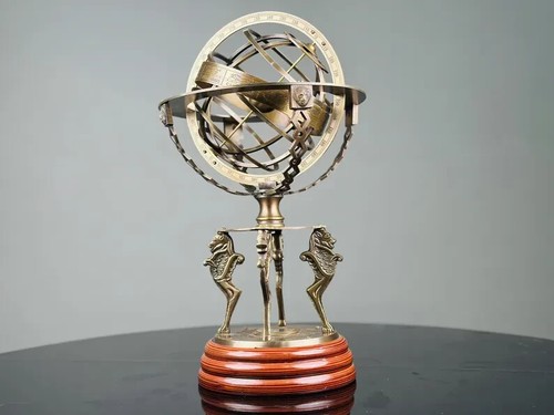 Globe armillaire laiton - globe,