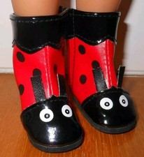 chaussure Botte Rouge Noir