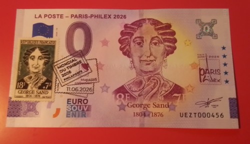 Billet euro poste paris - billet, la
