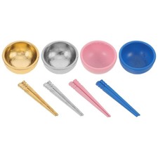  4 Set Mini Vaisselle Pour Maison De Poupée Miniature Accessoires Poupee Table