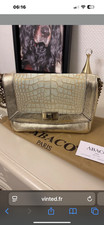 sac Abaco cuir dore 18x13 avec