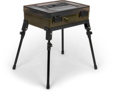 Korum Mega Blox Station Entièrement Chargé / Gros Pêche Matériel Boite