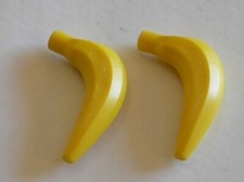 2 x Banane LEGO Minifig monkey