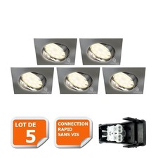 Lot de 5 spot encastrable