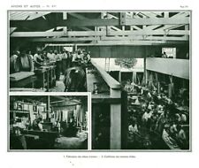 Document ancien guerre 14/18 fabrication des châssis d'avions issu livre 1916