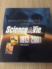 LIVRE SCIENCE ET & VIE 1913 - 2001 1000 NUMÉROS 479 PAGES RARE
