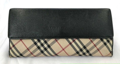 Portefeuille long burberry - long,