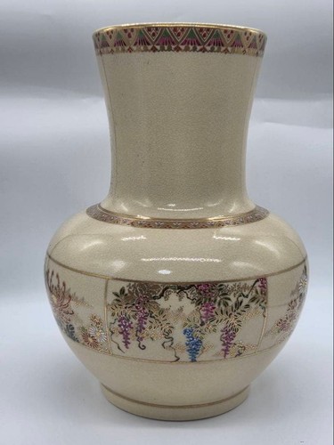 Vase floral japonais satsuma - floral,