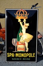 Très grande PLAQUE EMAILLE