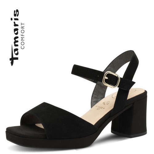 Tamaris sandales confort noir - tamaris,