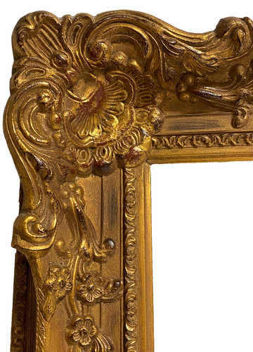 Cadre bois ancien sculpté - cadre,