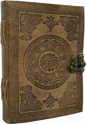 Marron cuir journal - marron,