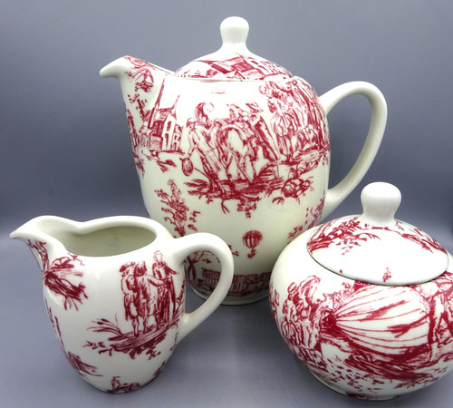 Porcelain tea set - 3,