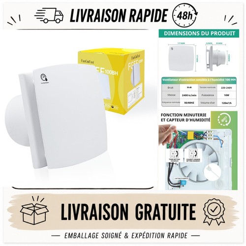 Extracteur air salle - de, bain