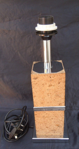 Lampe moderniste metal chrome