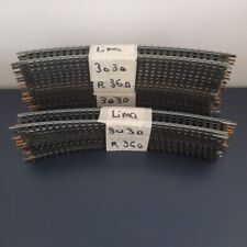 30 Lima HO 3030 Rails Train Voie Courbe Virage 36° Vintage Modelisme Ferroviaire