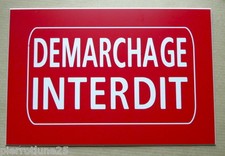 plaque gravée DEMARCHAGE