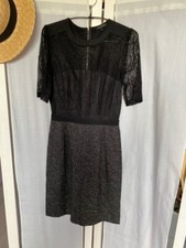 TARA JARMON Wool Classic Dress for work and office, Size S/XS Pencil skirt 36