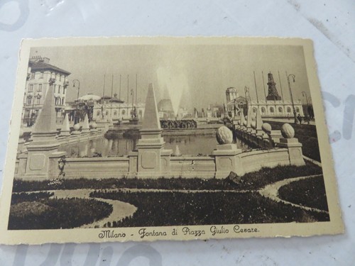 Carte postale époque - carte, milano