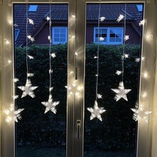LED Rideaux avec Étoiles