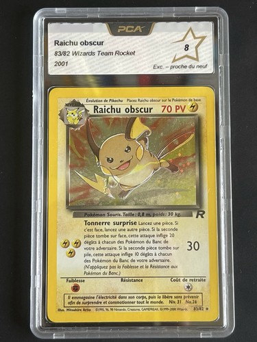 Raichu obscur holo team - 83/82,