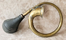 Ancien klaxon pouêt-pouêt avertisseur à poire N°14 de voiture tacot Vintage Déco