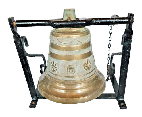 Cloche portail bronze - portail,