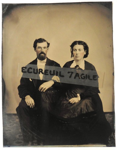 Ferrotype photo pleine plaque - ferrotype,