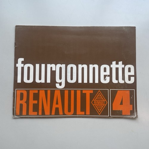Ancienne brochure automobile - ancienne,