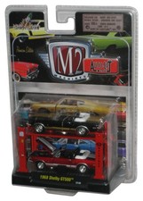 M2 Machines Auto-Lift 1968 Shelby GT500 Rouge & Noir Jouet Auto 2-Pack -