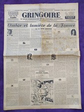 Collaboration : Journal Gringoire mars 1944  - occupation - Politique