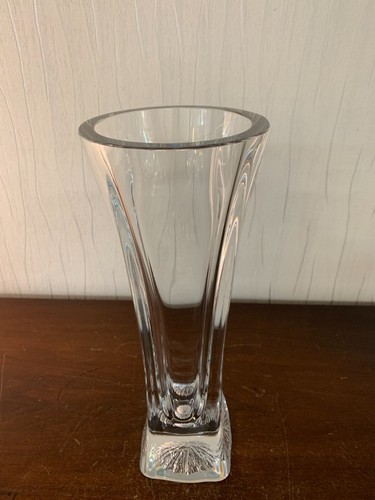 Vase cristal daum france h - en,