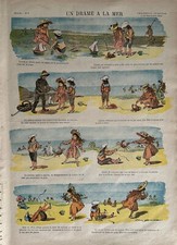 IMAGERIE QUANTIN ZIDORE UN HOMME A LA MER PAR FIRMIN ILLISIBLE