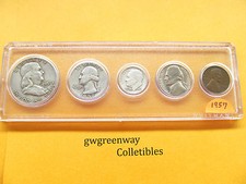 1957 Argent Naissance Année Kit 5 Pièces (Autres Ans aussi )