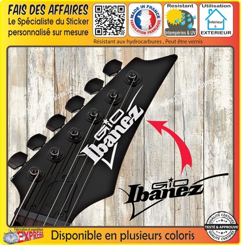 Sticker autocollant ibanez - sticker,