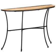 Bois de Manguier Massif Table d'Appoint Table Console Couloir Salon vidaXL