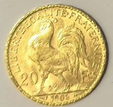 20 Francs Coq Or 1906