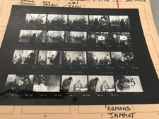 ARMAND JAMMOT : PLANCHE CONTACT ORIGINALE DE 1976