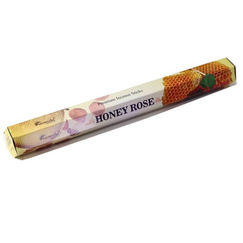Bâtons encens miel rose - miel,