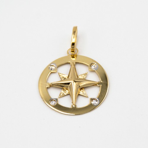Pendentif jaune 18 - en, or