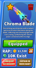 Blade ball chroma blade roblox