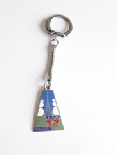 porte clé vintage métal émaillé Paris Tour Eiffel et blason